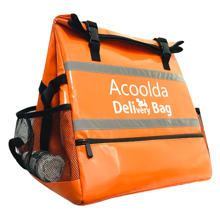 Side pocket backpacks, Fashion food delivery bags, Triangle food delivery backpacks