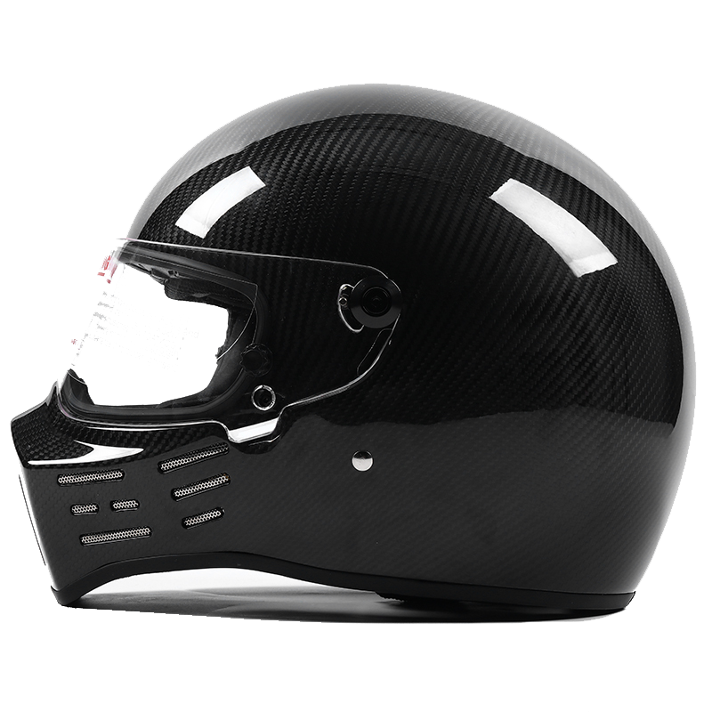 Compact Lightweight Full Face Motorcycle Street Bike Takeaway Delivery Helmet DOT