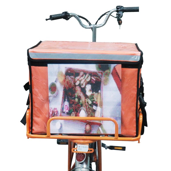 led food delivery bag