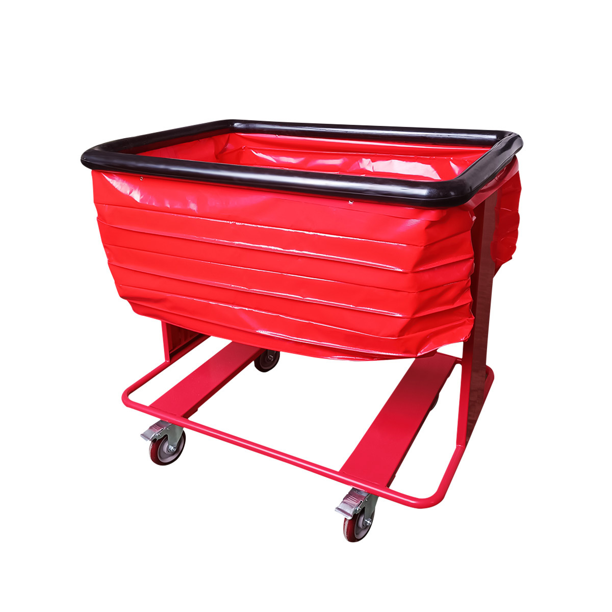 Warehouse Spring-Loaded Self-Adjusting Moving Trolley