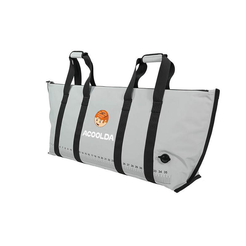 insulated fishing cooler bag, fish cooler bag, leakproof fish bag, heavy duty fish storage bag, custom fishing cooler, OEM fish bag, bulk fish cooler order, soft sided fish bag