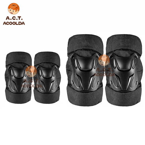 knee and elbow pads, cycling rider protective gear, motorcycle delivery pads, food courier safety equipment, customizable protective pads, bulk order rider gear, wholesale knee elbow pads