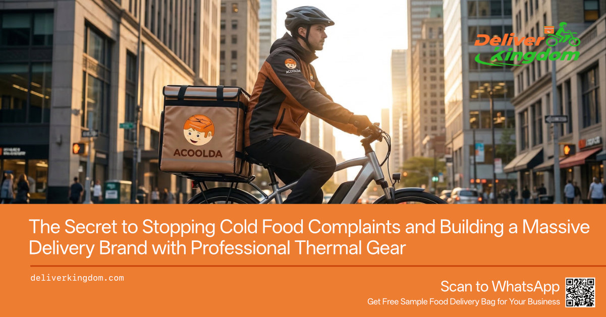 Why Logistics Leaders Choose DeliverKingdom Thermal Gear for Reliable Food Delivery and Rider Safety