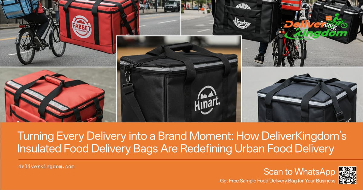Turning Every Delivery into a Brand Moment: How DeliverKingdom’s Insulated Food Delivery Bags Are Redefining Urban Food Delivery