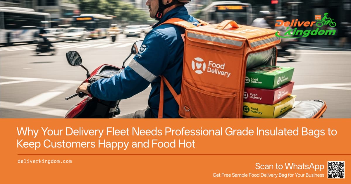 Why Your Delivery Fleet Needs Professional Grade Insulated Bags to Keep Customers Happy and Food Hot