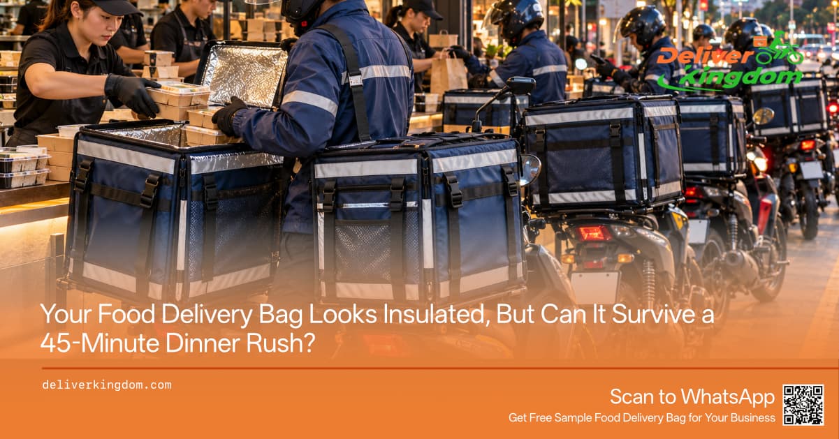 Your Food Delivery Bag Looks Insulated, But Can It Survive a 45-Minute Dinner Rush?
