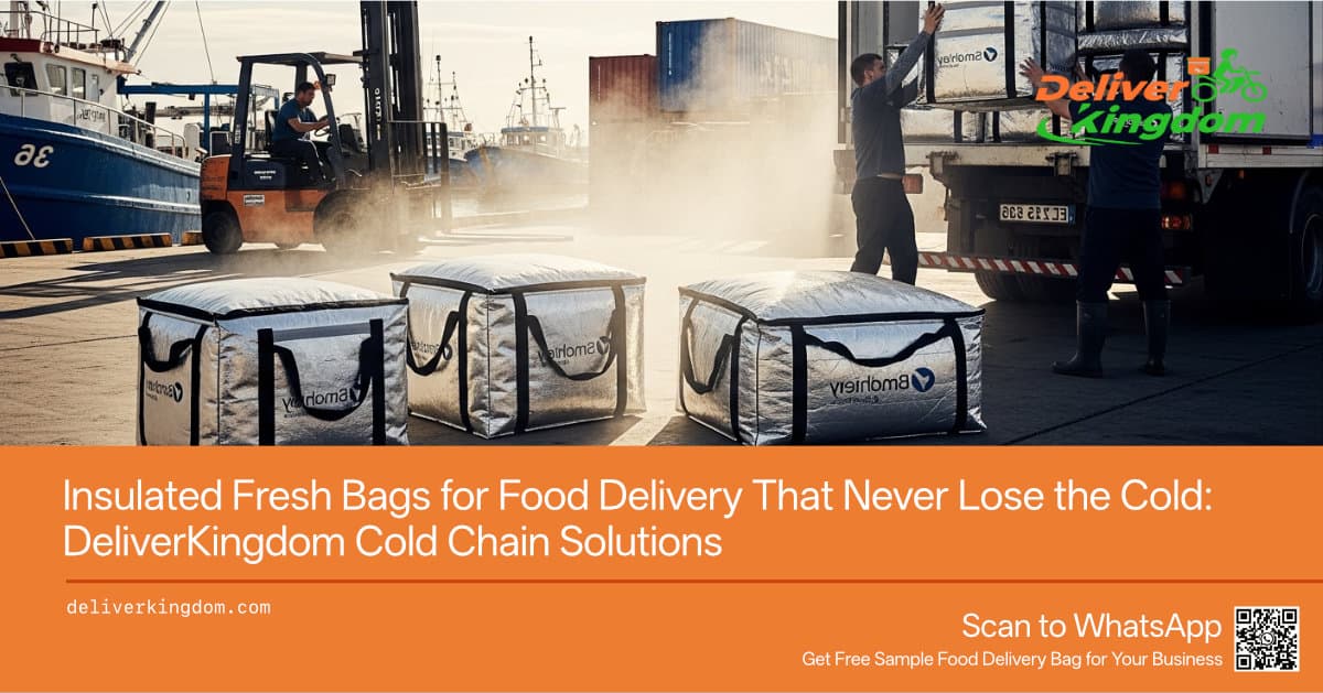 Insulated Fresh Bags for Food Delivery That Never Lose the Cold: DeliverKingdom Cold Chain Solutions