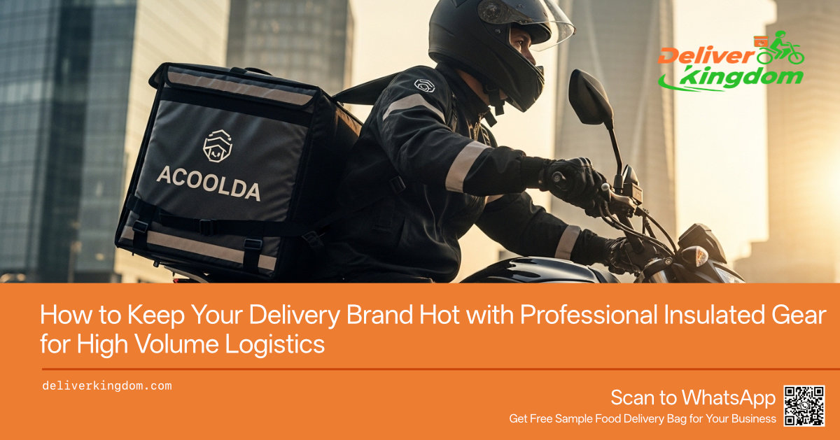 How to Keep Your Delivery Brand Hot with Professional Insulated Gear for High Volume Logistics
