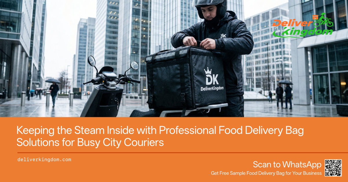 Keeping the Steam Inside with Professional Food Delivery Bag Solutions for Busy City Couriers