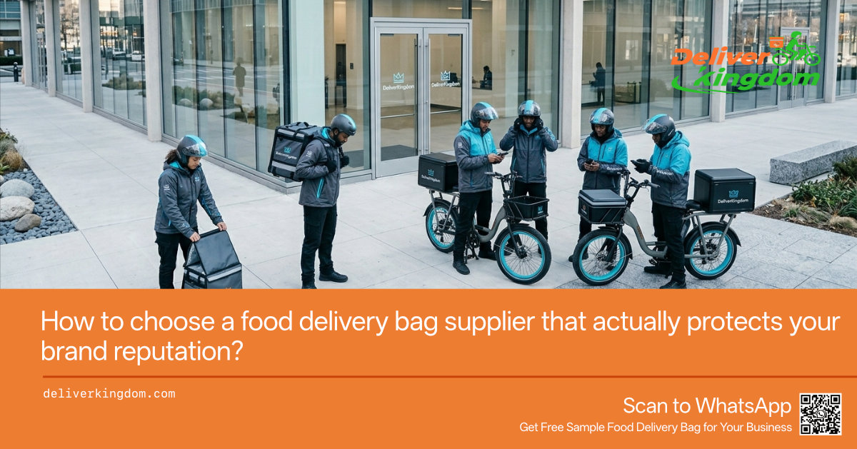 How to choose a food delivery bag supplier that actually protects your brand reputation?