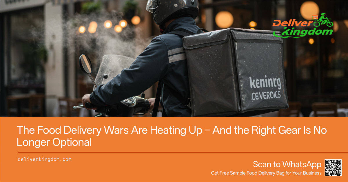 The Food Delivery Wars Are Heating Up – And the Right Gear Is No Longer Optional