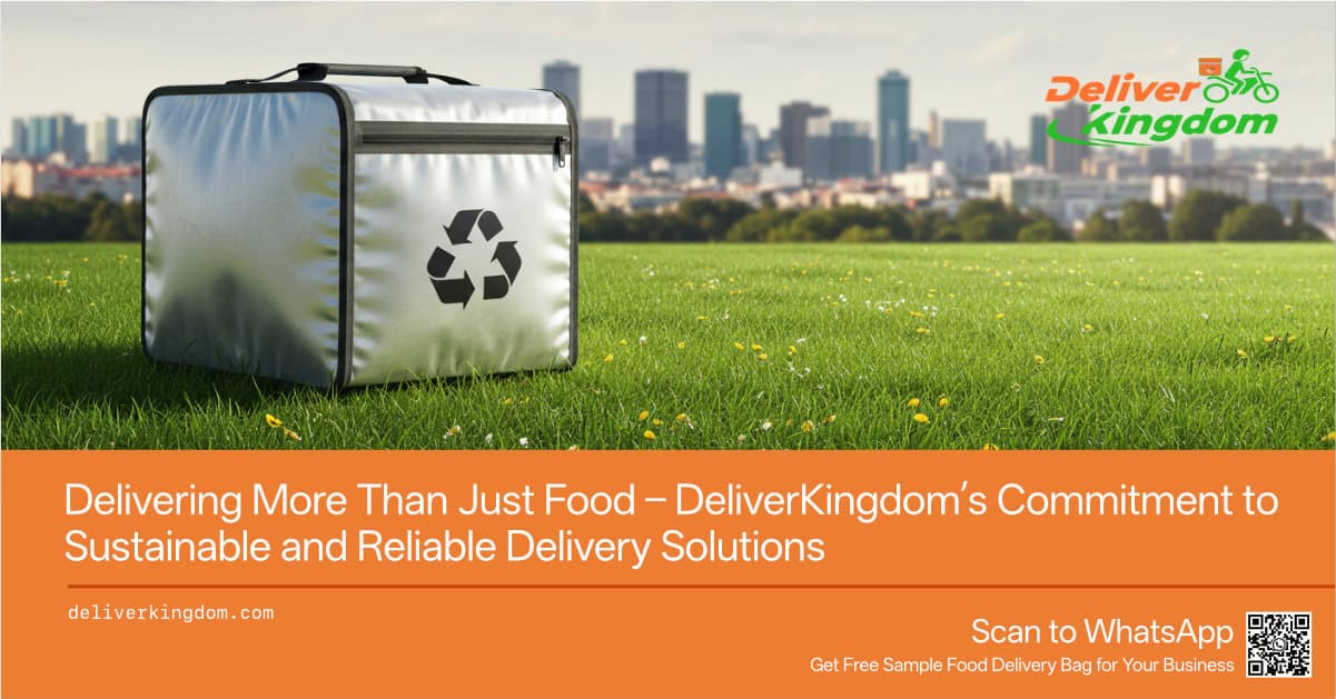 Delivering More Than Just Food – DeliverKingdom’s Commitment to Sustainable and Reliable Delivery Solutions