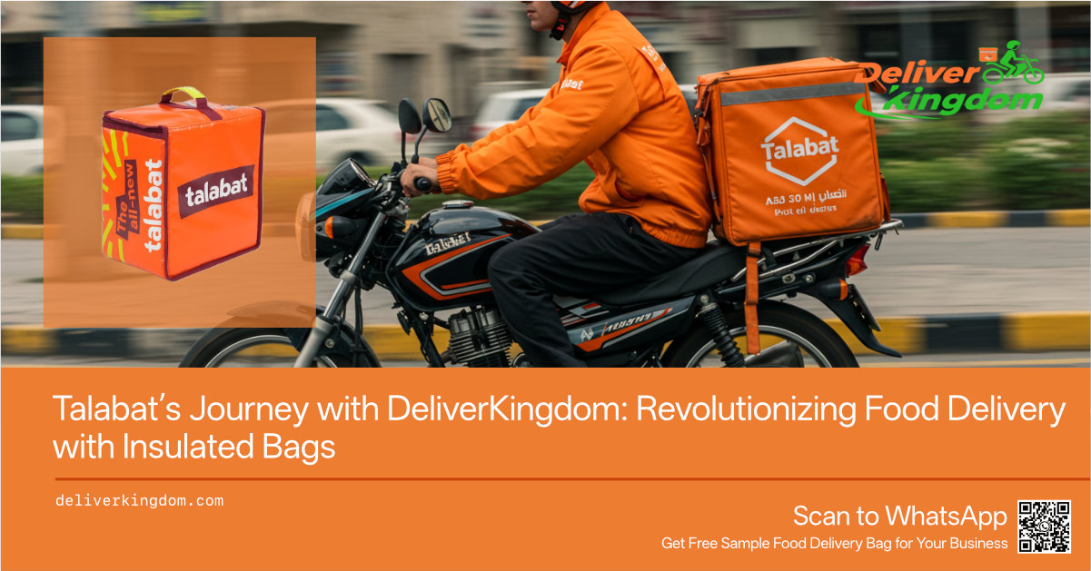 Talabat’s Journey with DeliverKingdom: Revolutionizing Food Delivery with Insulated Bags