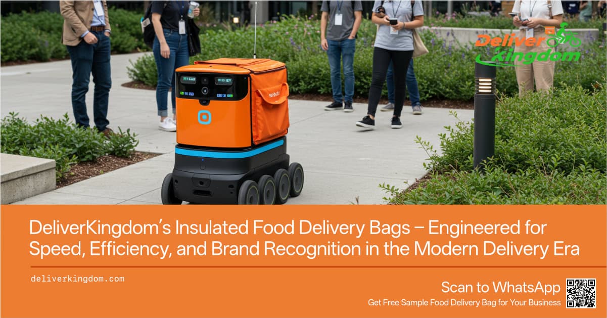 DeliverKingdom’s Insulated Food Delivery Bags – Engineered for Speed, Efficiency, and Brand Recognition in the Modern Delivery Era