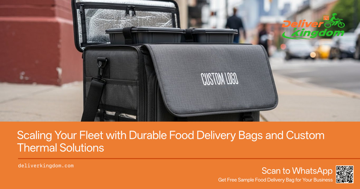 Scaling Your Fleet with Durable Food Delivery Bags and Custom Thermal Solutions