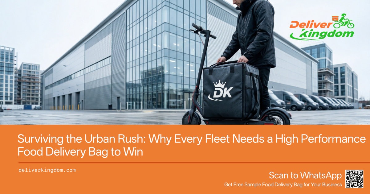 Surviving the Urban Rush: Why Every Fleet Needs a High Performance Food Delivery Bag to Win