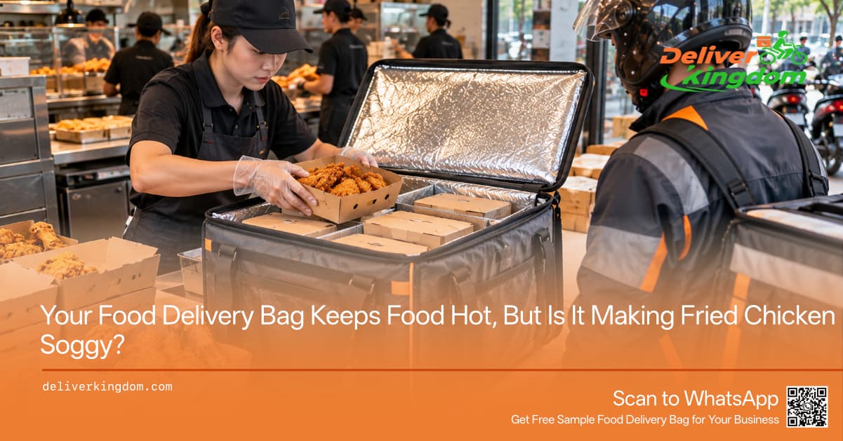 Your Food Delivery Bag Keeps Food Hot, But Is It Making Fried Chicken Soggy?