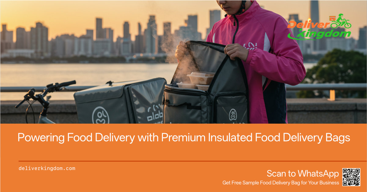 Powering Food Delivery with Premium Insulated Food Delivery Bags