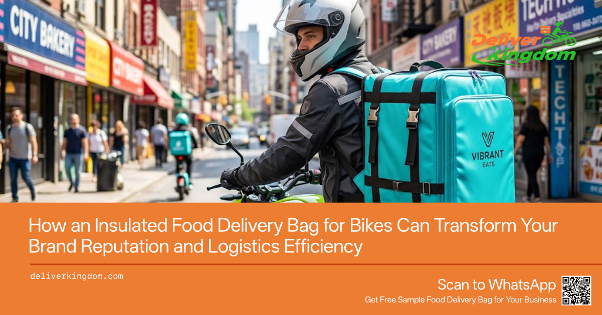 Keeping Every Meal Oven Fresh How an Insulated Food Delivery Bag for Bikes Can Transform Your Brand Reputation and Logistics Efficiency