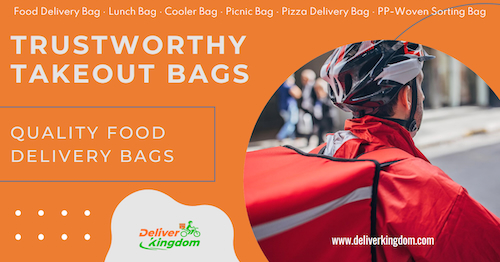 Quality You Can Trust: DeliverKingdom's Takeout Food Delivery Bags Commitment