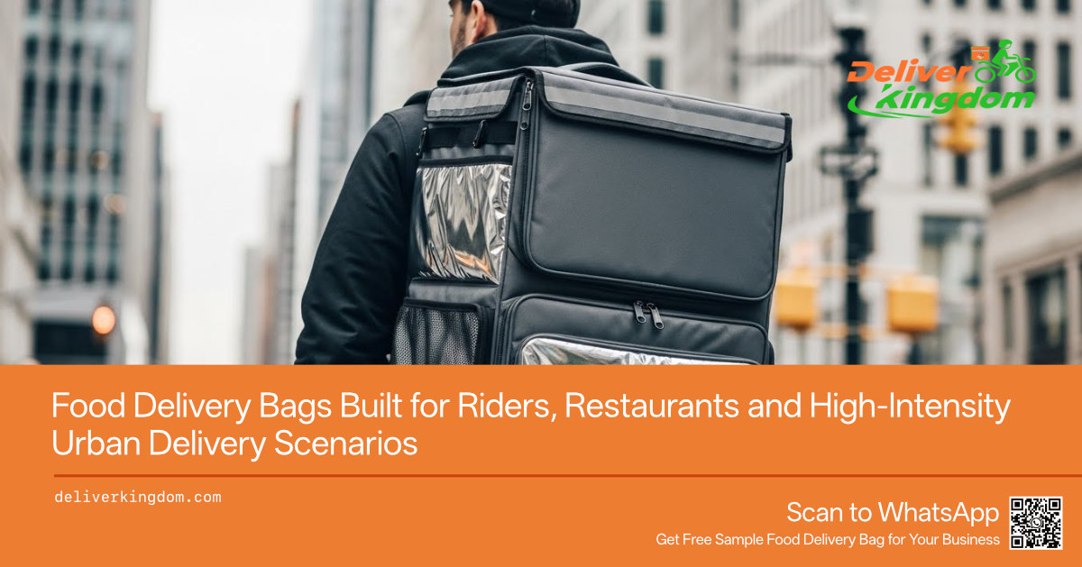 Food Delivery Bags Built for Riders, Restaurants and High-Intensity Urban Delivery Scenarios