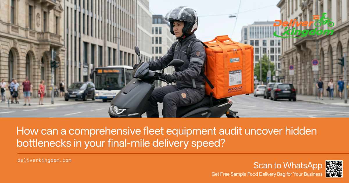 How can a comprehensive fleet equipment audit uncover hidden bottlenecks in your final-mile delivery speed?