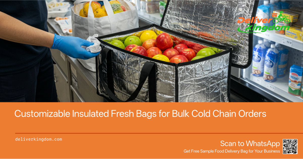 Customizable Insulated Fresh Bags for Bulk Cold Chain Orders