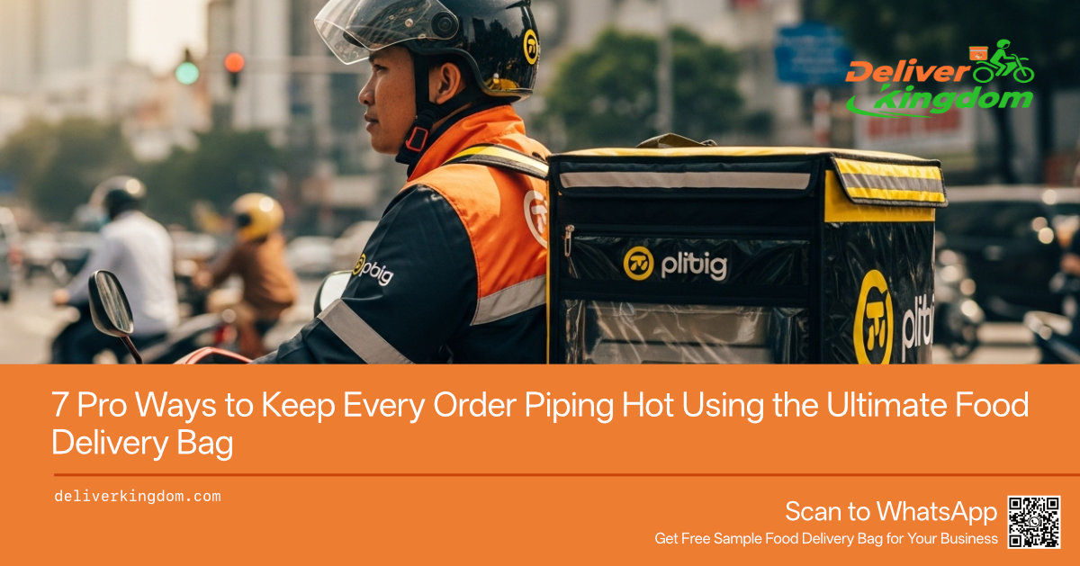 7 Pro Ways to Keep Every Order Piping Hot Using the Ultimate Food Delivery Bag