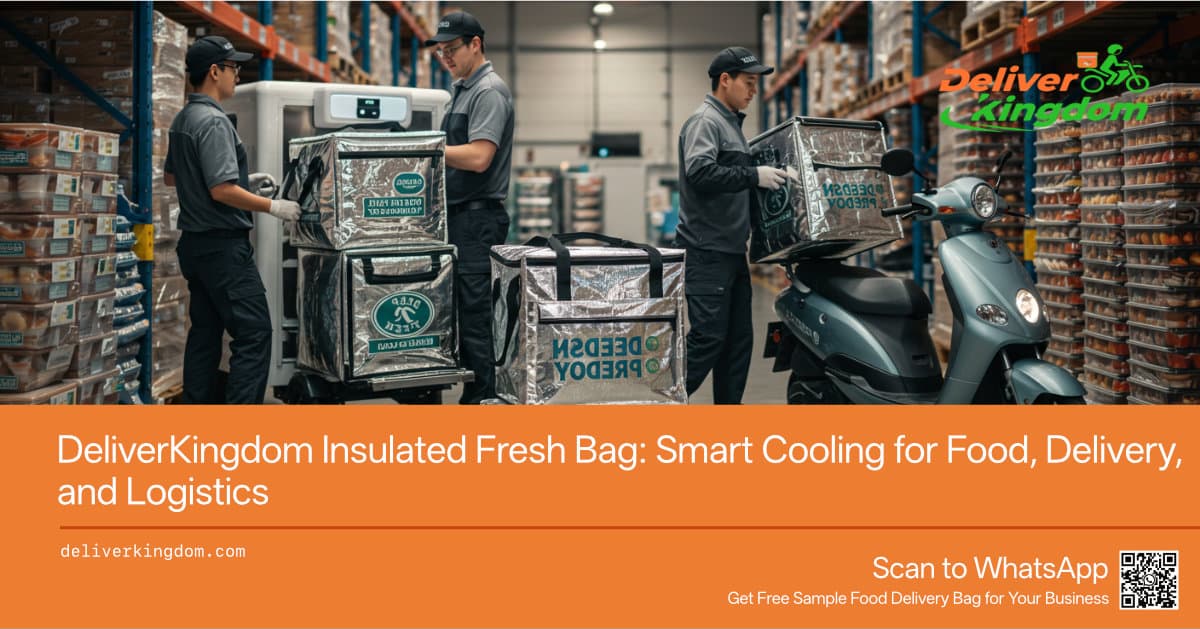 DeliverKingdom Insulated Fresh Bag: Smart Cooling for Food, Delivery, and Logistics