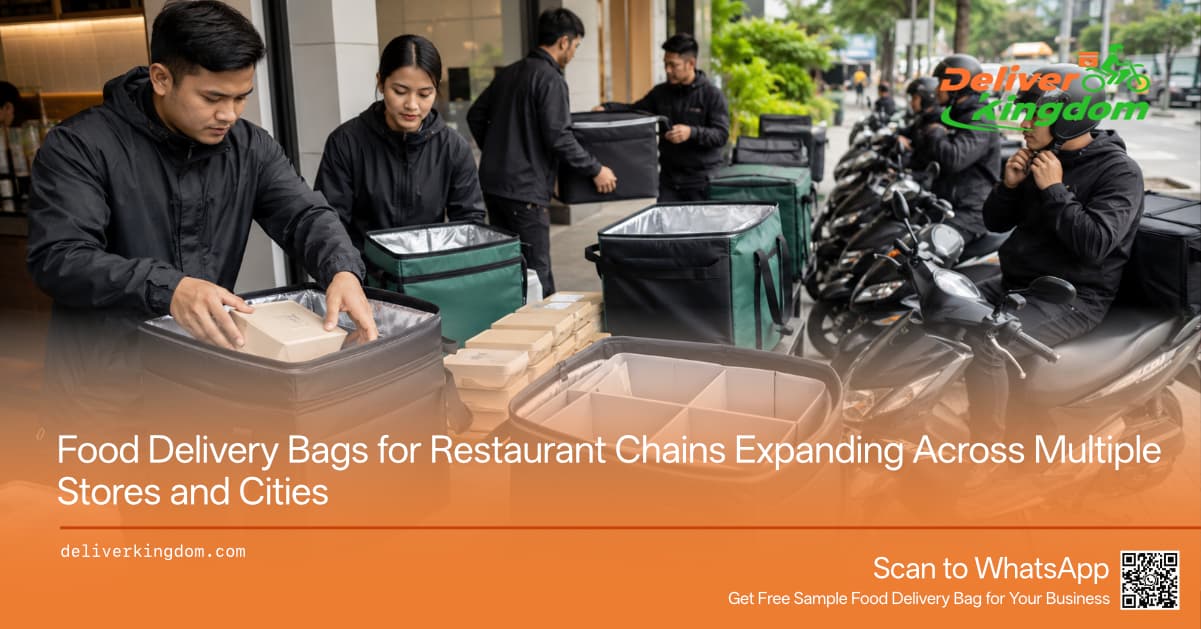 Food Delivery Bags for Restaurant Chains Expanding Across Multiple Stores and Cities