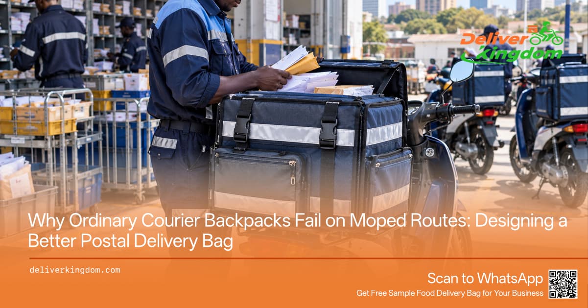 Why Ordinary Courier Backpacks Fail on Moped Routes: Designing a Better Postal Delivery Bag