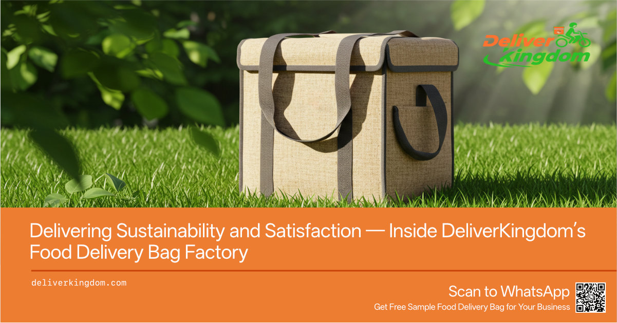 Delivering Sustainability and Satisfaction — Inside DeliverKingdom’s Food Delivery Bag Factory