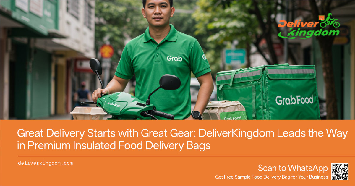 Great Delivery Starts with Great Gear: DeliverKingdom Leads the Way in Premium Insulated Food Delivery Bags