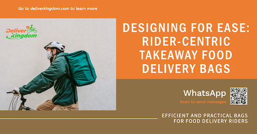 Designing for Ease: Rider-Centric Takeaway Food Delivery Bags