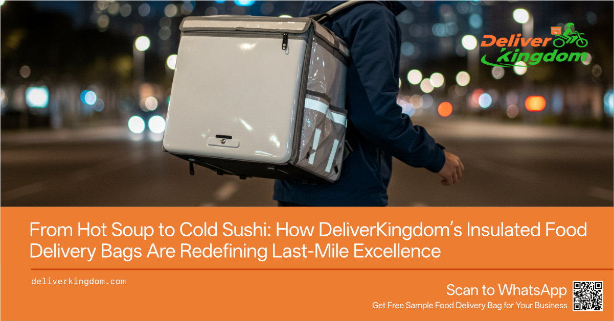 From Hot Soup to Cold Sushi: How DeliverKingdom’s Insulated Food Delivery Bags Are Redefining Last-Mile Excellence