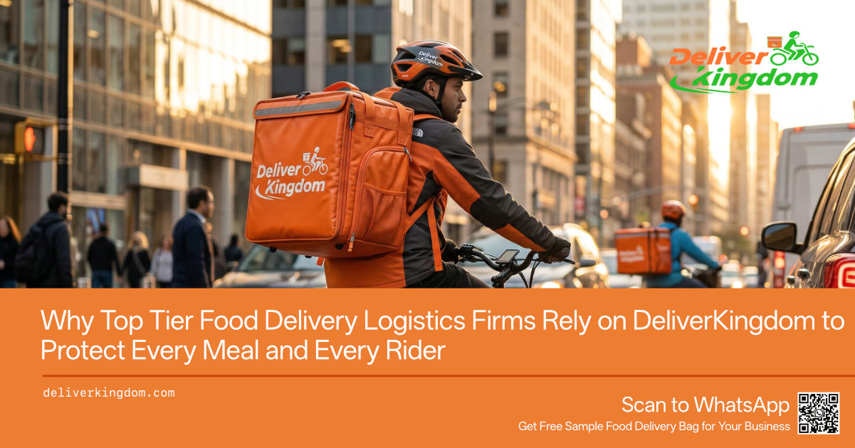 Why Top Tier Food Delivery Logistics Firms Rely on DeliverKingdom to Protect Every Meal and Every Rider