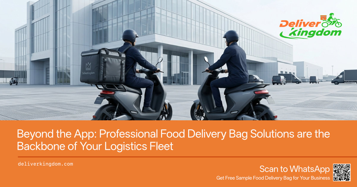 Beyond the App: Professional Food Delivery Bag Solutions are the Backbone of Your Logistics Fleet