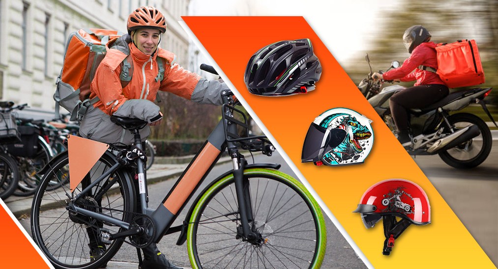 Deliver Rider Mask Custom Food Delivery Bags & Rider Gear Manufacturer | DeliverKingdom